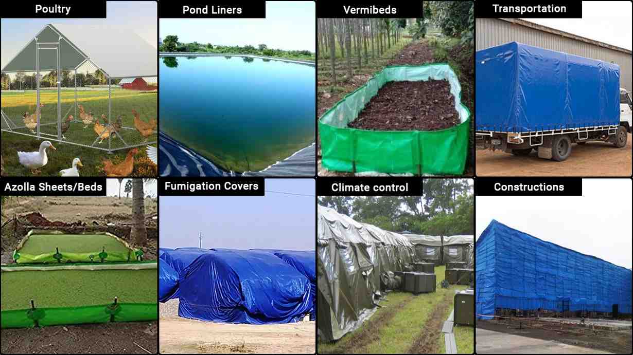Applications of HDPE Tarpaulin 
